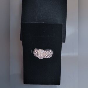 New natural diamond Ring/sterling silver.